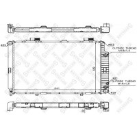 10-25093-SX STELLOX Радіатор охолодження двигуна
