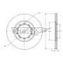 TX 72-21 TOMEX Brakes Гальмівний диск