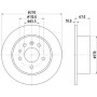 MDC398 MINTEX Гальмівний диск