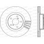 BDA1493.20 OPEN PARTS Гальмівний диск