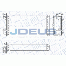 M-205002A JDEUS Теплообмінник обігрів салону