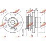 01.808 AUTOKIT Комплект підшипника ступиці колеса