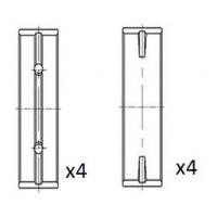 BM1015-025 FAI AutoParts Підшипник колінвала