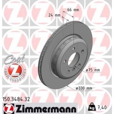 150.3484.32 ZIMMERMANN Гальмівний диск