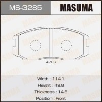 MS-3285 MASUMA Комплект гальмівних колодок
