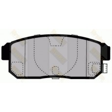 PA1611 Brake ENGINEERING Комплект гальмівних колодок дисковий гальм