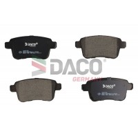 323025 DACO Germany Комплект гальмівних колодок дисковий гальм