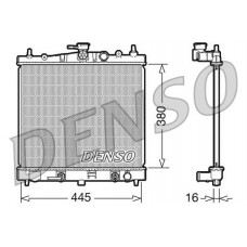 DRM46021 DENSO Радіатор охолодження двигуна