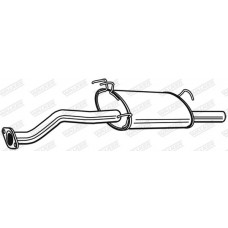 22268 WALKER Глушник вихлопних газів кінцевий