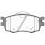 BPA1208.02 OPEN PARTS КомплеК т гальмівних колодок, дискове гальмо