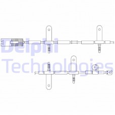 LZ0165 DELPHI Сигналізатор зносу гальмівних колодок