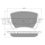 TX 15-83 TOMEX Brakes Комплект гальмівних колодок дисковий гальм
