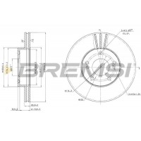 CD6600V BREMSI Гальмівний диск