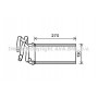 TO6705 AVA QUALITY COOLING Теплообмінник обігрів салону