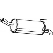 185-645 BOSAL Глушник вихлопних газів кінцевий