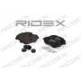 402B0126 RIDEX Комплект гальмівних колодок дисковий гальм