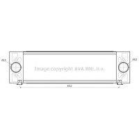 FD4704 AVA QUALITY COOLING Интеркулер