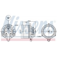 87564 NISSENS Вентилятор салону