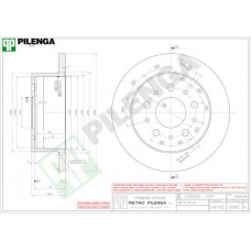 5680 PILENGA Гальмівний диск
