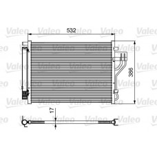 814494 VALEO Конденсатор кондиціонера