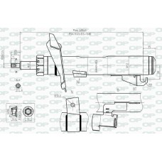 SAB8511.31 OPEN PARTS Амортизатор