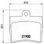 PP-0503AF JAPANPARTS Комплект гальмівних колодок дисковий гальм