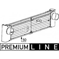 CI 81 000P MAHLE Интеркулер