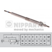 N5714003 NIPPARTS Свічка розжарювання