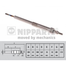 N5714003 NIPPARTS Свічка розжарювання