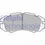 LP813 DELPHI КомплеК т гальмівних колодок, дискове гальмо
