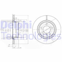 BG3901C DELPHI Гальмівний диск