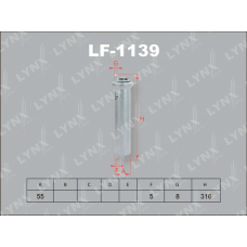 LF-1139 LYNXauto Паливний фільтр