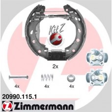 20990.115.1 ZIMMERMANN Комплект гальмівних колодок