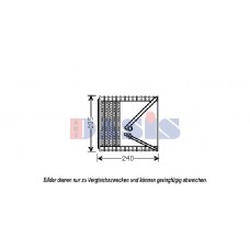 820311N AKS DASIS Випарник кондиціонера