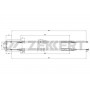 BZ-1228 ZEKKERT Тросик, cтояночный тормоз