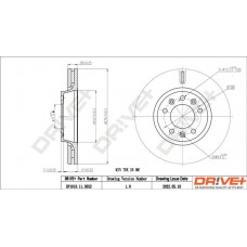 DP1010.11.0552 Dr!ve+ Гальмівний диск