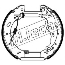 16555 fri.tech. Комплект гальмівних колодок