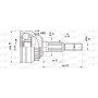 CVJ5047.10 OPEN PARTS Шарнирный комплект, Привідний вал