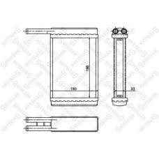 10-35168-SX STELLOX Теплообмінник обігрів салону