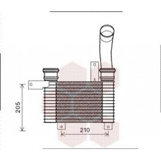 81004094 VAN WEZEL Интеркулер