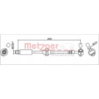 4111622 METZGER Гальмівний шланг