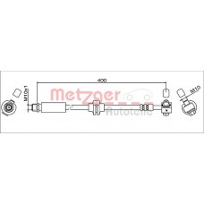 4111622 METZGER Гальмівний шланг