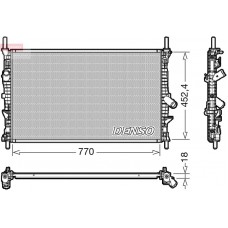 DRM10111 DENSO Радіатор охолодження двигуна