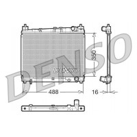 DRM50006 DENSO Радіатор охолодження двигуна