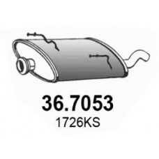 36.7053 ASSO Глушник вихлопних газів кінцевий