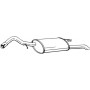 278-583 BOSAL Глушник вихлопних газів кінцевий
