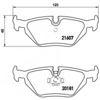 P 06 013 BREMBO Комплект гальмівних колодок дисковий гальм