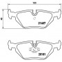 P 06 013 BREMBO Комплект гальмівних колодок дисковий гальм