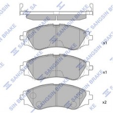 SP1102 Hi-Q Комплект гальмівних колодок дисковий гальм