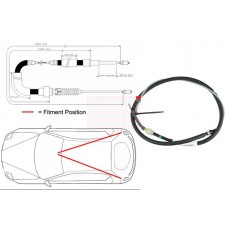 FBC0006 FAI AutoParts Тросик, cтояночный тормоз